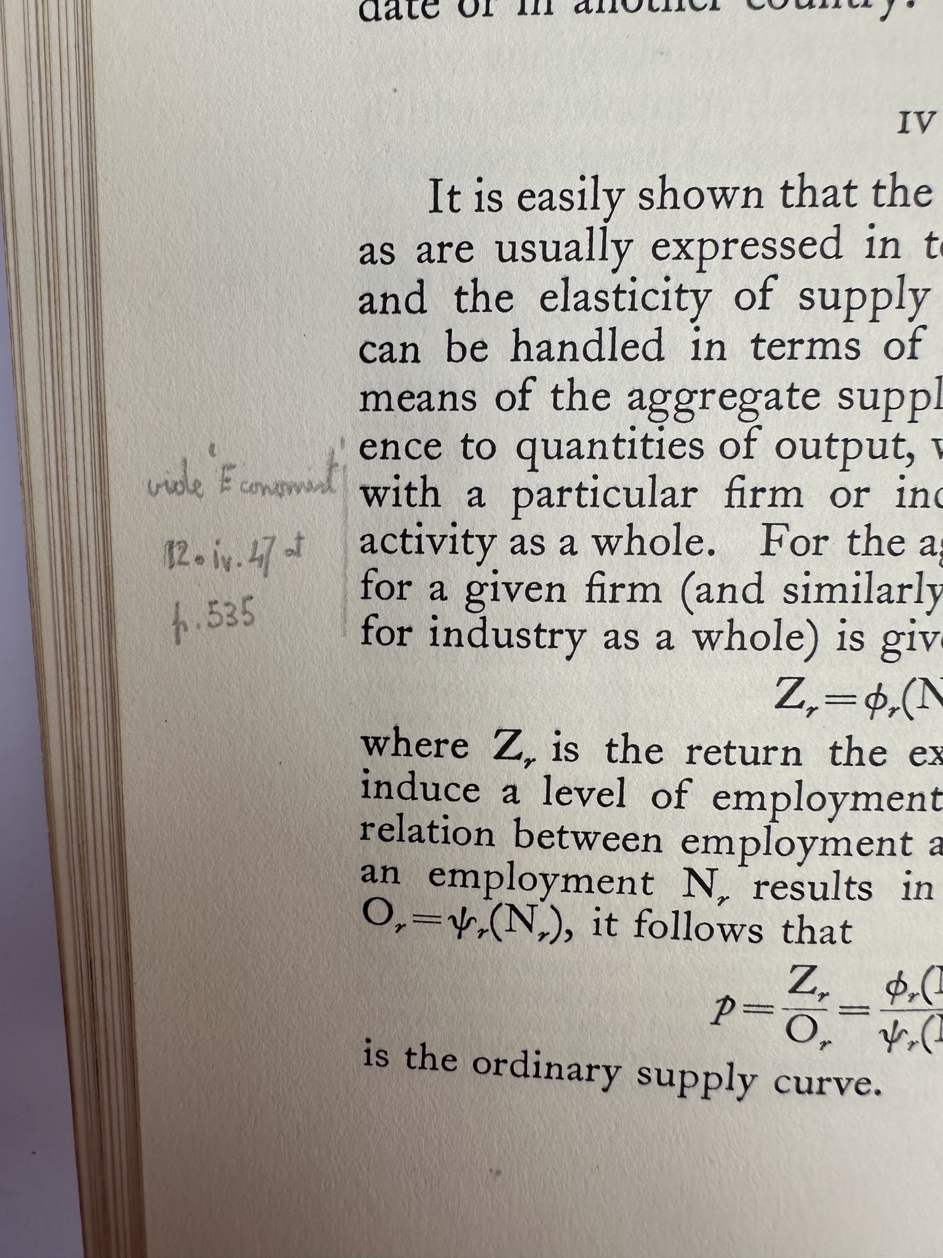 John Maynard Keynes - The General Theory of Employment, Interest and Money — Norris McWhirter’s Annotated Copy - First Edition 1936 - Image 5