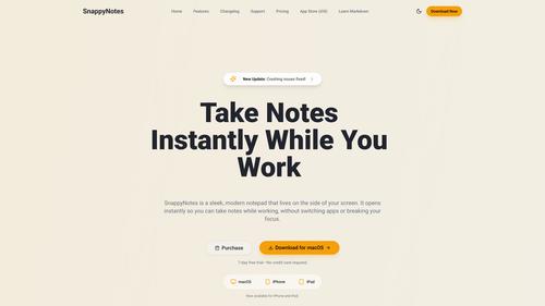 Image for SnappyNotes