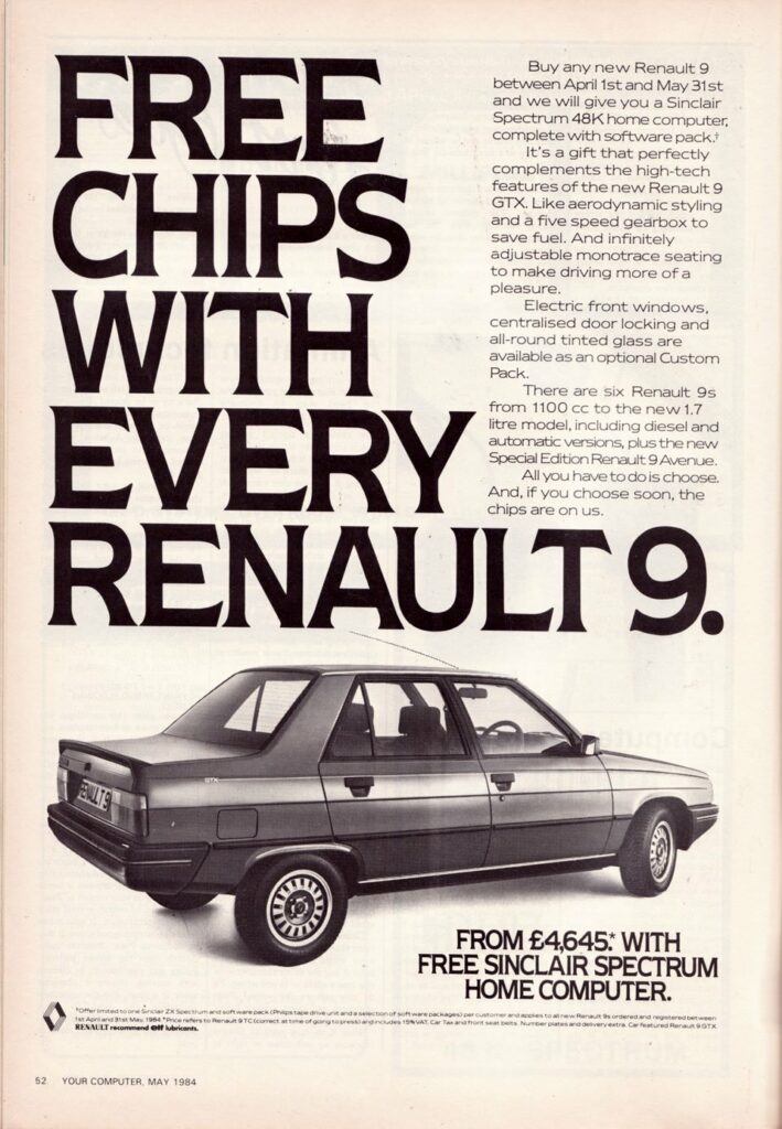 Renault 9 ZX Spectrum 48k – Lost Retro Tapes