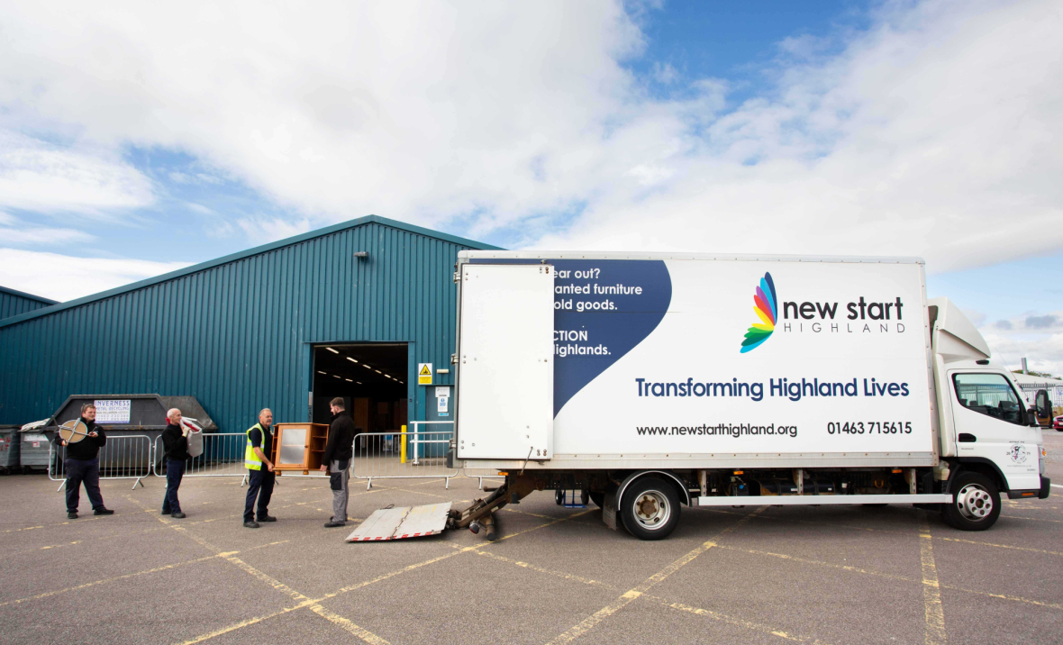 Highland Removals Van