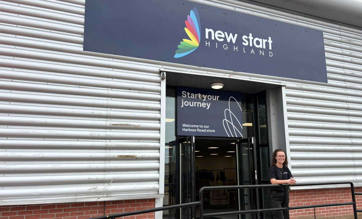 Second hand retail New Start Highland Store Inverness