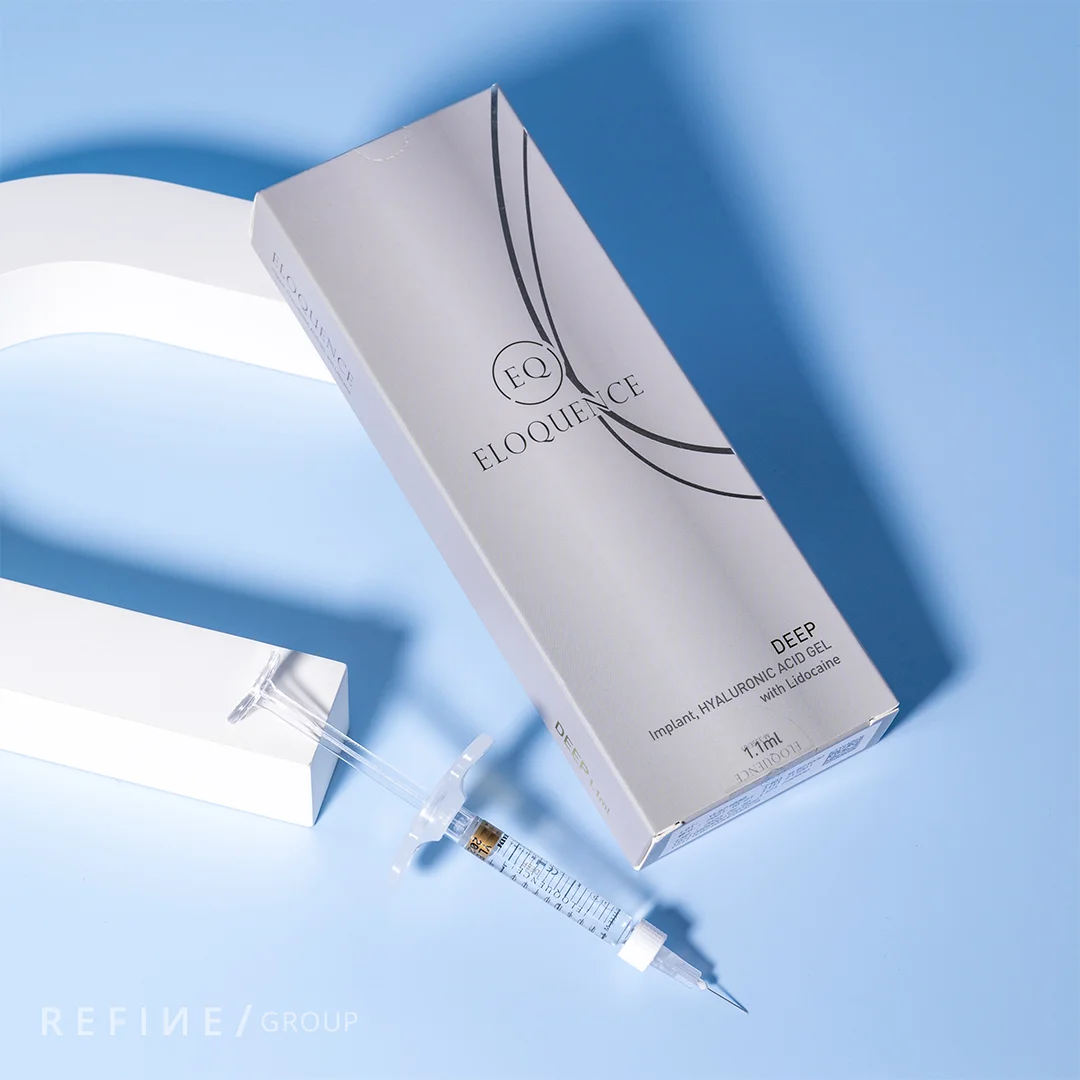 Eloquence Deep is a dermal filler that contains lidocaine