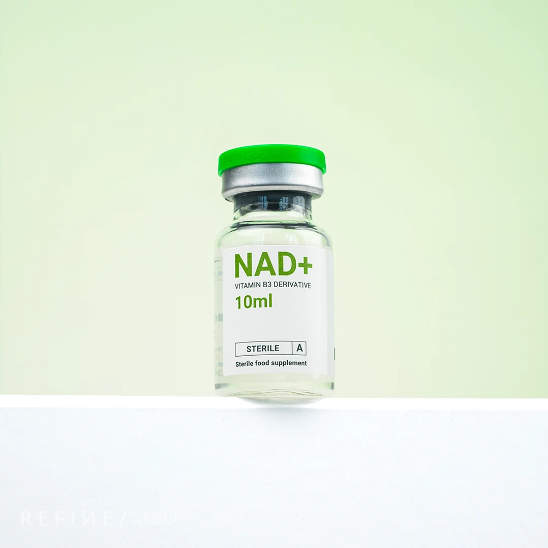 NAD+ 10ml vial is available at Refine Pharma