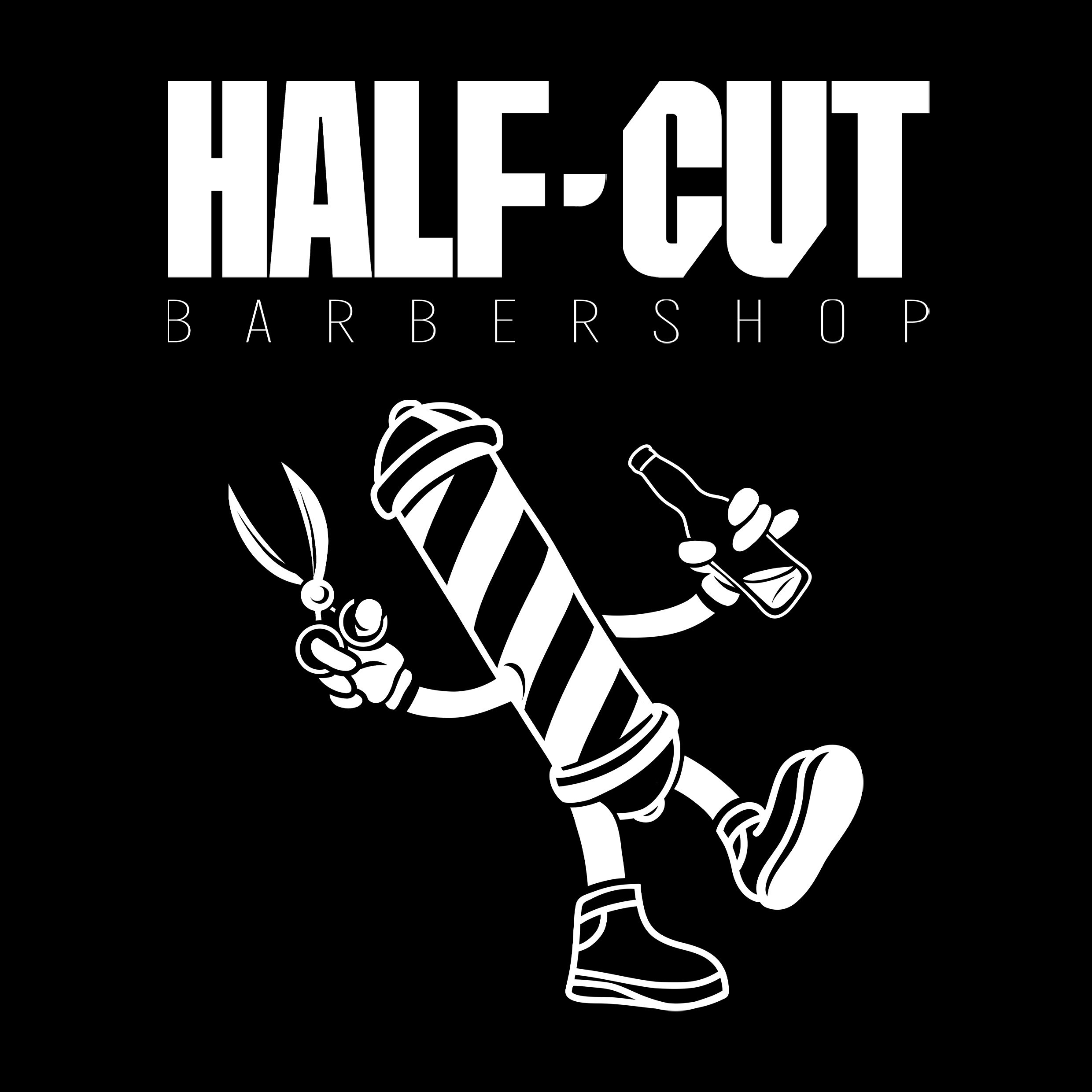 Half-Cut Barbershop  logo