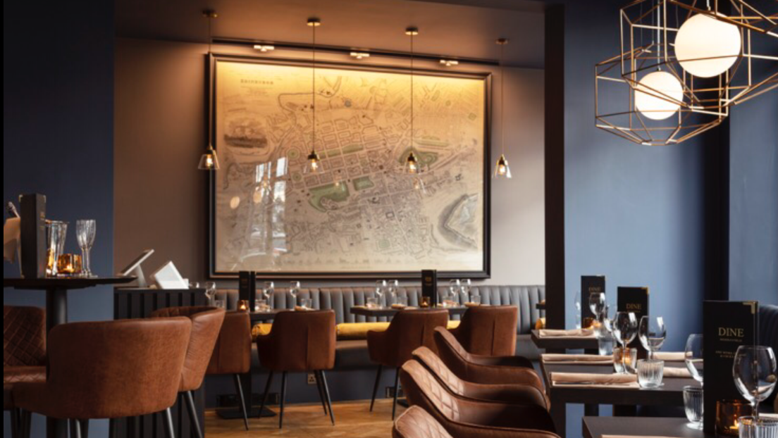 Dine Murrayfield logo