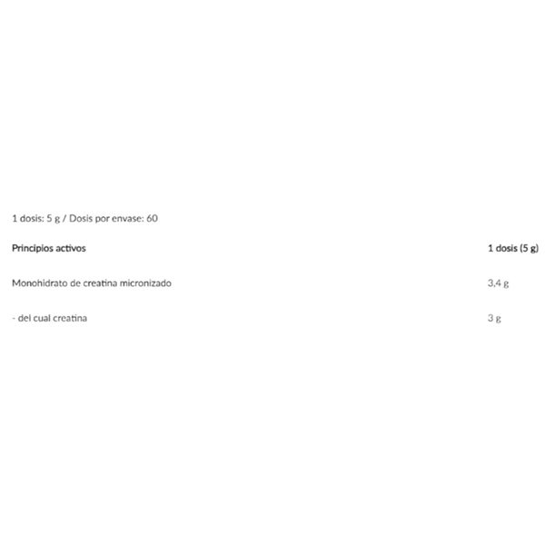 100% Créatine Monohydratée 300 Gr Saveurs-detalle