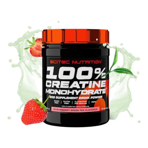 100% créatine monohydrate saveurs 300 g-lateral