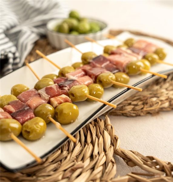 12 Gildas Premium of Triple Iberian with Cheese 400g-izquierda