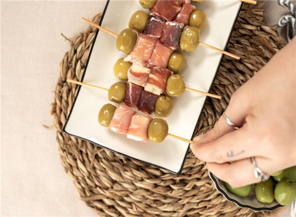 12 Gildas Premium of Triple Iberian with Cheese 400g-lateral