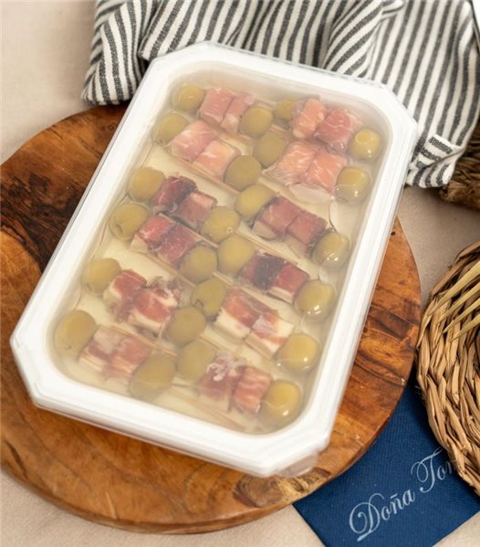 12 Gildas Premium of Triple Iberian with Cheese 400g-trasera