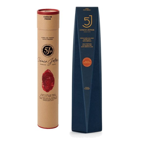 Paquet de Lomo de Bellota et Presa 100% ibérique 5 jotas Jabugo-detalle