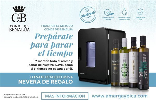 3 Cajas AOVE 500ml (36 ud) + Mini Nevera de Regalo-detalle