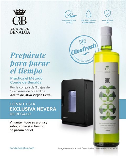 3 Caisses d'AOV BIO 500ml (36 pièces) + Mini Réfrigérateur Cadeau-detalle
