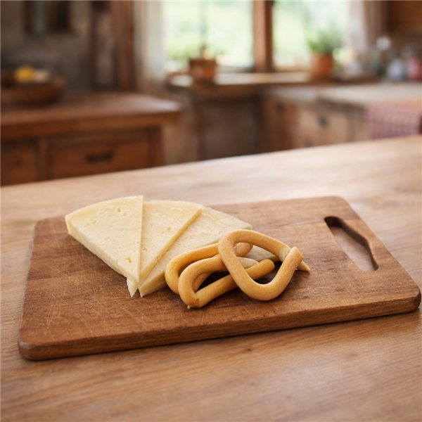 3 VORGESCHNITTENE STÜCKE REIFEN SCHAFSKÄSE AUS ROHMILCH (CA. 900 G) QUESOS MG-detalle