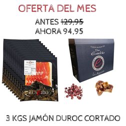 3 kgs Jamón 50% Raza Duroc Reserva Salamanca
