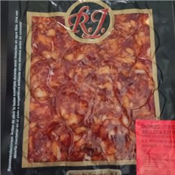 5 envelopes of 150gr each of sliced Iberian acorn-fed chorizo.
