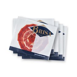 5 x Sliced Iberian Acorn Ham "50% Iberian Breed" on a plate