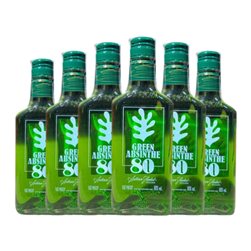 Absenta Antonio Nadal 80º Green — Verde Petaca Pequeña 20 cl Vidrio (Caja de 6 unidades)