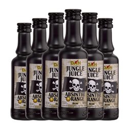 Absenta Antonio Nadal Ban Jungle Botellín Miniatura 4 cl Orange — Naranja (Caja de 6 unidades)