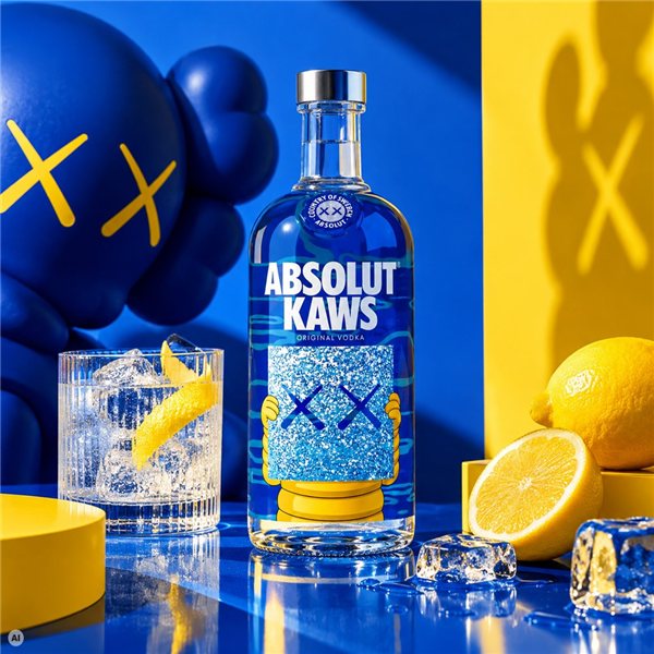 Absolut Vodka Special Edition KAWS 2026-detalle