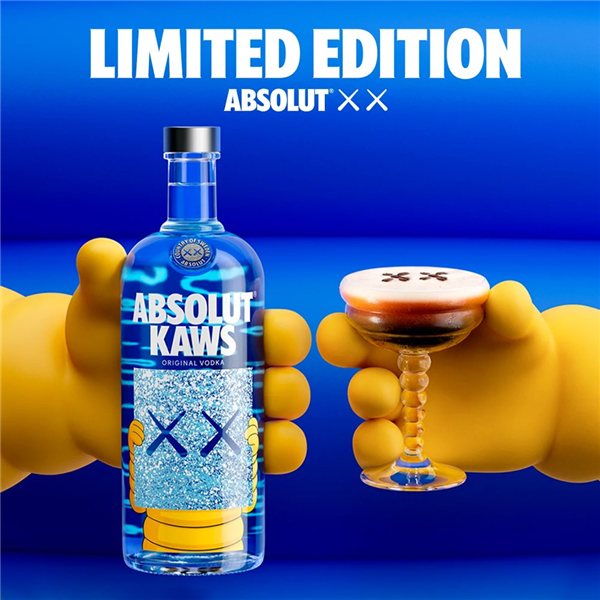 Absolut Vodka Special Edition KAWS 2026-lateral