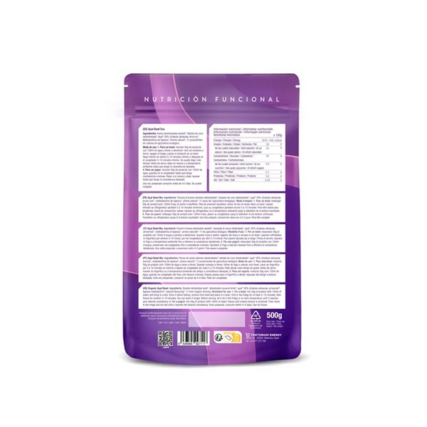 Bio Açaí-Pulver ohne Zucker 500g-detalle