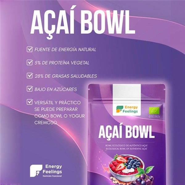 Bio Açaí-Pulver ohne Zucker 500g-lateral