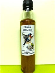 ACEITE DE AJO, LAUREL Y PIMIENTA ECO 250ML  Aroma intenso y sabor mediterráneo