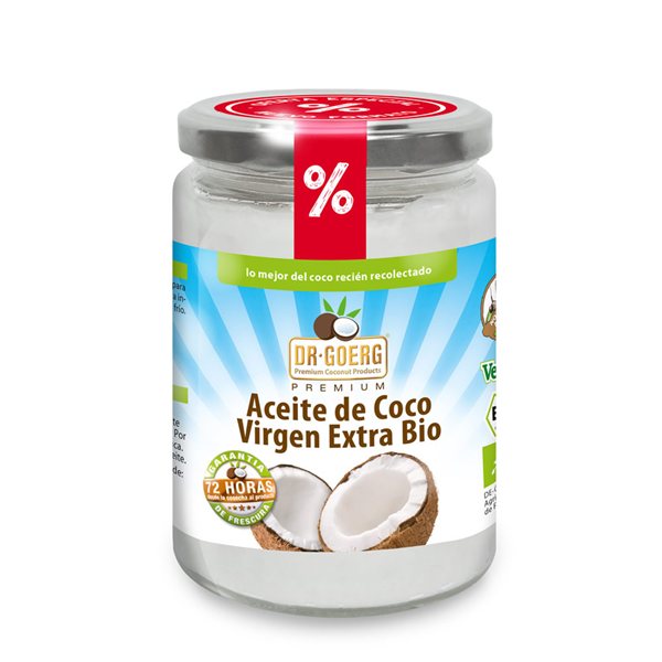 Huile de coco vierge BIO premium-lateral
