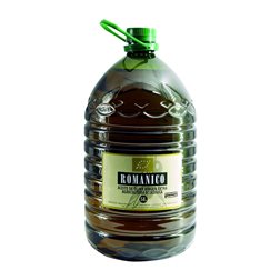 Aceite de Oliva Actel Románico Arbequina AOVE Virgen Extra Organic — Ecológico Garrafa 5 L PET