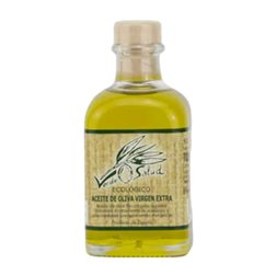 Aceite de Oliva Caja de 50 unidades Trujal de Mágina Verde Salud Picual Sierra Mágina Verde, AOVE Virgen Extra Eco — Ecológico Botellín Miniatura 10 cl
