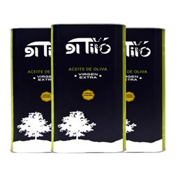 Aceite de Oliva Campo las Heras El Tilo AOVE Virgen Extra Lata Especial 5 L (Caja de 3 unidades)