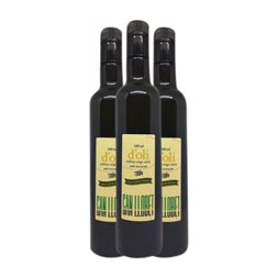 Aceite de Oliva Can Llobet Koroneiki AOVE Virgen Extra Botella Medium 50 cl (Caja de 3 unidades)