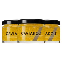 Aceite de Oliva Caviaroli Encapsulado AOVE Virgen Extra Trufa Blanca, Caviar (Caja de 3 unidades)
