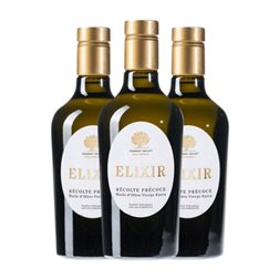 Aceite de Oliva Cuadrat Valley Elixir AOVE Virgen Extra Botella Medium 50 cl (Caja de 3 unidades)
