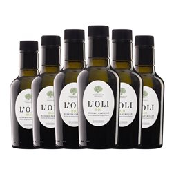 Aceite de Oliva Cuadrat Valley L'Oli Arbequina Les Garrigues Colección Familiar, AOVE Virgen Extra Bio — Biológico Botellín 25 cl Vidrio (Caja de 6 unidades)