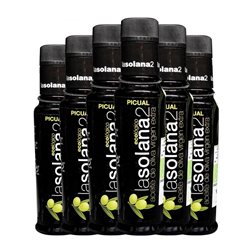 Aceite de Oliva David y Adrián Lasolana2 Picual AOVE Virgen Extra Eco — Ecológico Botellín Miniatura 10 cl Vidrio (Caja de 6 unidades)