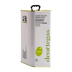 Aceite de Oliva Deortegas Arbequina AOVE Virgen Extra Eco — Ecológico Lata Especial 5 L