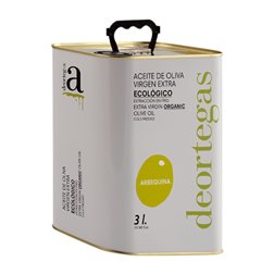 Aceite de Oliva Deortegas Arbequina AOVE Virgen Extra Eco — Ecológico Lata Especial 3 L