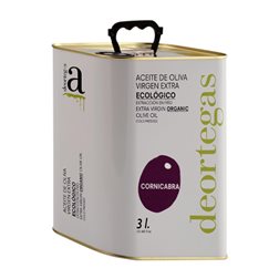 Aceite de Oliva Deortegas Cornicabra AOVE Virgen Extra Eco — Ecológico Lata Especial 3 L