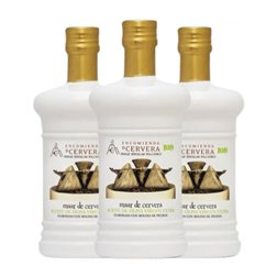 Aceite de Oliva Encomienda de Cervera Maar Molino Piedra Picual Campo de Calatrava AOVE Virgen Extra Botella Medium 50 cl (Caja de 3 unidades)