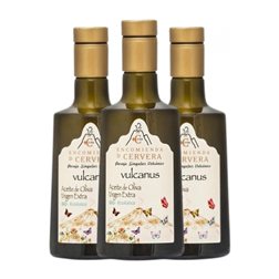 Aceite de Oliva Encomienda de Cervera Vulcanus Arbequina Campo de Calatrava AOVE Virgen Extra Botella Medium 50 cl (Caja de 3 unidades)