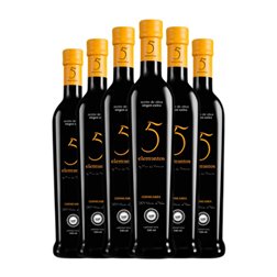 Aceite de Oliva Finca La Pontezuela 5 Elementos Cornicabra AOVE Virgen Extra Botella Medium 50 cl (Caja de 6 unidades)