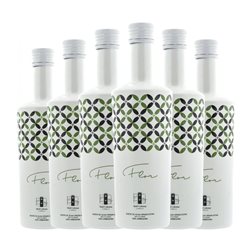 Aceite de Oliva Finca Molí Coloma Flor d'Oli Primera Prensada Arbequina Siurana AOVE Virgen Extra Botella Medium 50 cl (Caja de 6 unidades)