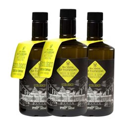 Aceite de Oliva Hacienda La Valeriana AOVE Virgen Extra Botella Medium 50 cl (Caja de 3 unidades)