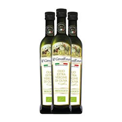 Aceite de Oliva Il Cavallino AOVE Virgen Extra Botella Medium 50 cl (Caja de 3 unidades)