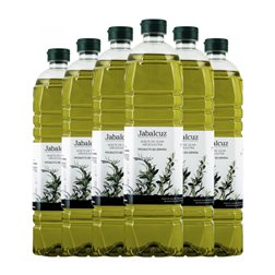 Aceite de Oliva Jabalcuz Picual AOVE Virgen Extra 1 L PET (Caja de 6 unidades)