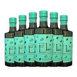 Aceite de Oliva La Maja Alfar Arbequina Navarra AOVE Virgen Extra Eco — Ecológico Botella Medium 50 cl Vidrio (Caja de 6 unidades)