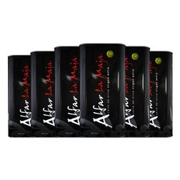 Aceite de Oliva La Maja Alfar Arbequina Navarra AOVE Virgen Extra Lata 1 L (Caja de 6 unidades)