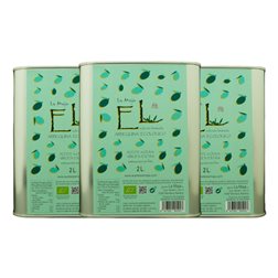 Aceite de Oliva La Maja Arbequina Navarra AOVE Virgen Extra Eco — Ecológico Lata Medium 2 L (Caja de 3 unidades)